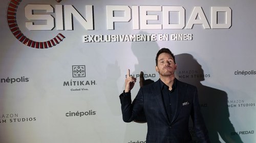 Chris Pratt presenta su película 'Mercy' en Ciudad de México