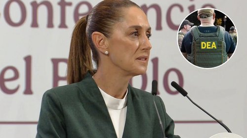 Confirma Sheinbaum que no hay colaboración con la DEA
