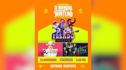 Celebrarán Macrofest Norteño a 200 días del Mundial