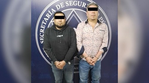 Policía de San Pedro detiene a dos presuntos montachoques