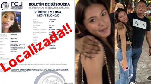Confirman localización con vida de Kimberly Luna Montelongo