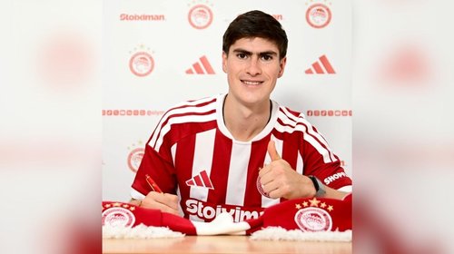 Olympiacos presenta a la 'Hormiga' González como fichaje estrella
