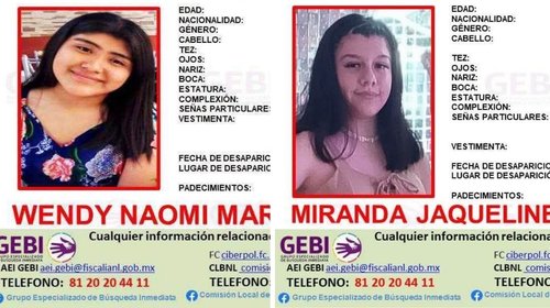Desaparecen dos adolescentes el mismo día en Guadalupe y García