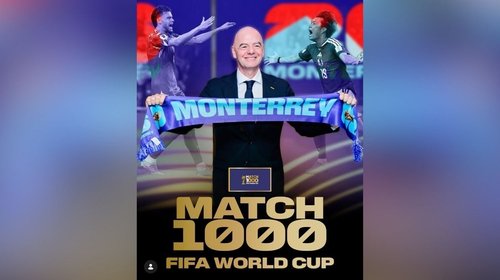 Infantino felicita a Monterrey por albergar el partido 1,000