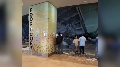 Se desploma el techo en centro comercial de Perú y deja heridos