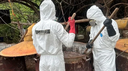 Desmantelan laboratorio clandestino en Culiacán; aseguran droga