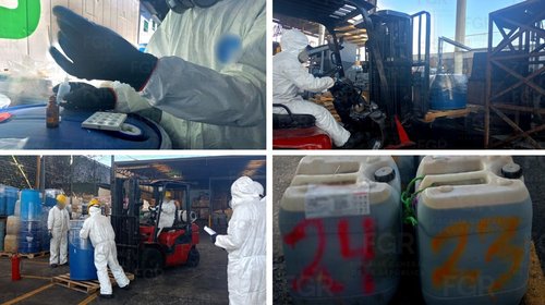 Incineran más de 10 toneladas de precursores químicos en Guerrero