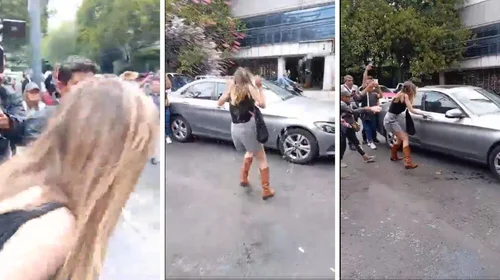 Termina audiencia de ‘Lady Racista’; la agreden al salir