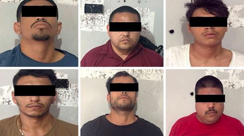 Detienen a seis personas y aseguran arsenal en Matamoros