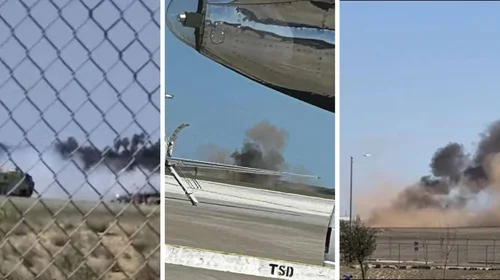 Avión sufre de fallas mecánicas y se incendia en el aterrizaje 