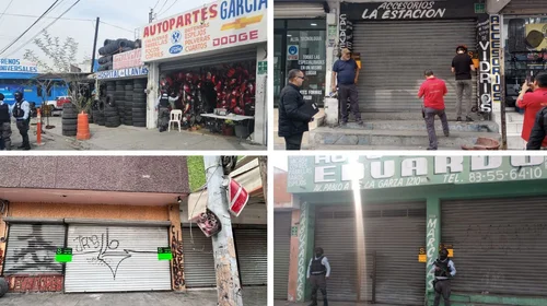 Clausuran siete negocios en operativo de Pablo A. de la Garza