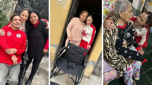 Ivonne Álvarez entrega regalos y apoyo en colonias de Monterrey