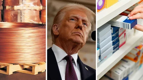 Impone Trump arancel del 50% al cobre; advierte a farmacéuticas