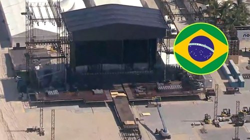 Trabajador muere durante montaje de show de Shakira en Brasil