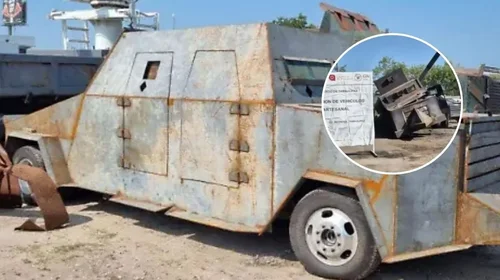 FGR destruye 32 vehículos 'monstruo' en Reynosa, Tamaulipas