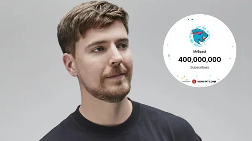 MrBeast obtiene 400 millones de suscriptores en YouTube