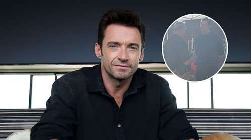 Hugh Jackman sorprende en funeral de oficial caído en Indiana