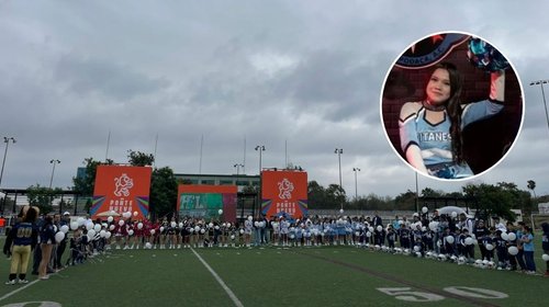 Homenajean a porrista, víctima mortal de explosión en Pesquería