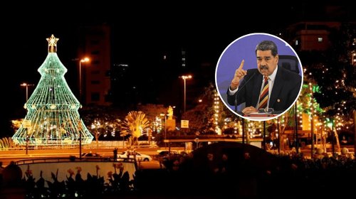 Maduro adelanta Navidad para octubre; busca fomentar 'felicidad'