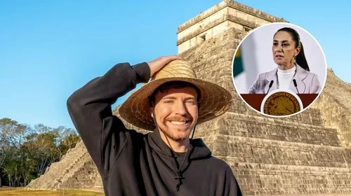 MrBeast ingresó a pirámides con permiso del INAH: Sheinbaum