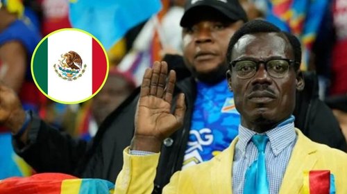 Aficionado congoleño Michel Kuka llega a México y causa sensación
