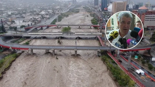 Prevén desbordamiento del río Santa Catarina si hay otro huracán