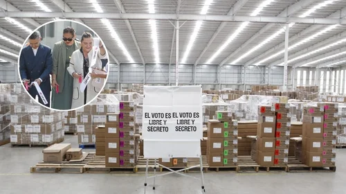 INE distribuye más de 600 millones boletas para elección judicial