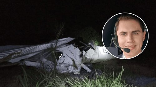 Identifican acompañante de Débora Estrella en accidente aéreo