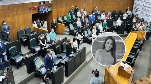 Dedican minuto de silencio a Débora Estrella en el Congreso