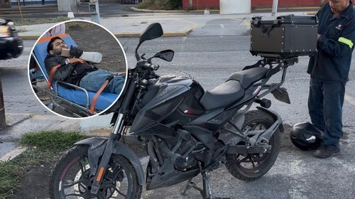 Huye tras embestir a motociclista en Vito Alessio