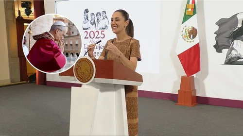 Vamos a invitar al papa León XIV para que venga a México: Claudia