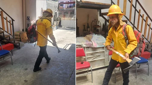 Sobrevive brigadista a accidente de helicóptero en Arteaga