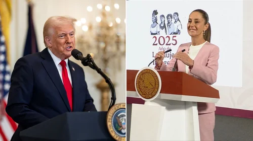 Elogia Trump a Sheinbaum, pero defiende aranceles a autos