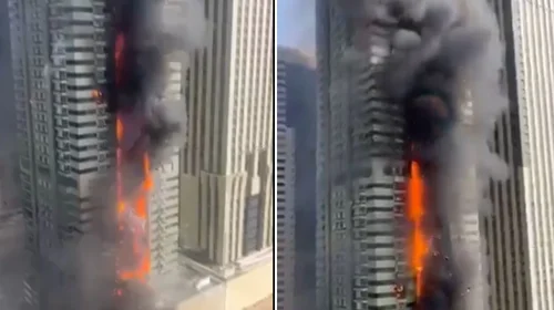 Video: se incendia edificio residencial en Dubai: no hay heridos
