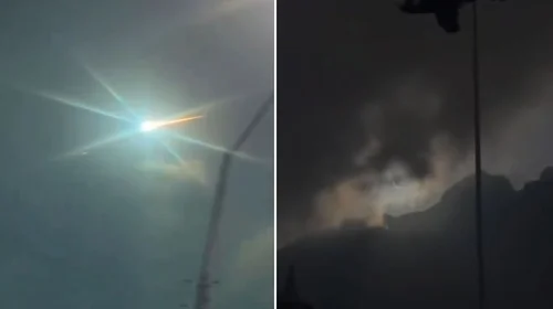 Reportan caída de supuesto 'meteorito' en Nuevo León: video