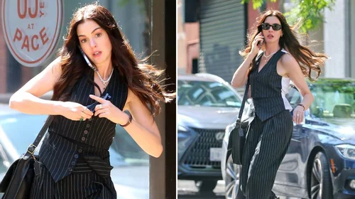Así luce Anne Hathaway para 'El Diablo Viste a la Moda 2'