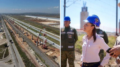 Construcción del tren CDMX-AIFA concluirá este año: Sheinbaum