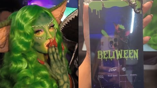 Belinda sorprende con disfraz para Belliween 2025