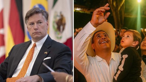 Christopher Landau lamenta asesinato del alcalde de Uruapan