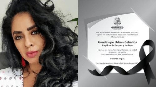 Balean a regidora Guadalupe Urbán al salir de su casa en Oaxaca