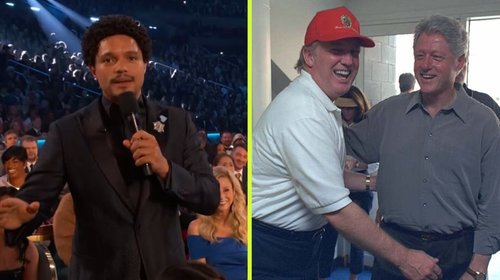 Trump amenaza con demandar a Trevor Noah tras broma en los Grammy