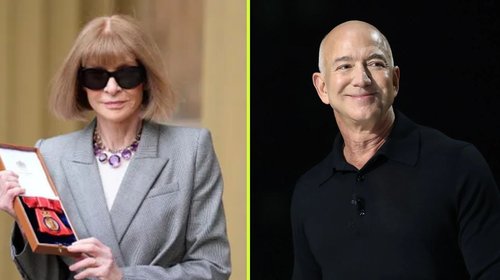 Anna Wintour defiende a Bezos en Met Gala ante ola de protestas