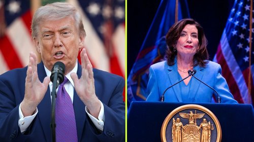 Trump arremete contra la gobernadora de Nueva York