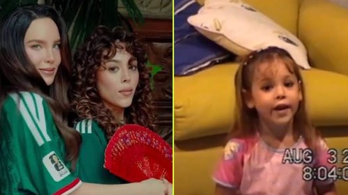 Danna confirma colaboración con Belinda con video de su infancia