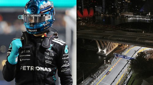 Russell logra 'pole' en clasificación de Gran Premio de Singapur