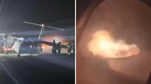 Avión de Air Canada sufre falla mecánica durante aterrizaje
