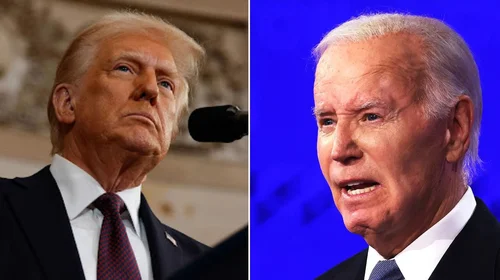 Trump culpa a Biden por la contracción de la economía de EUA