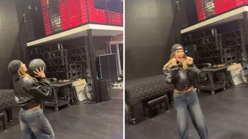 Belinda reaparece y sorprende con su talento en el básquetbol