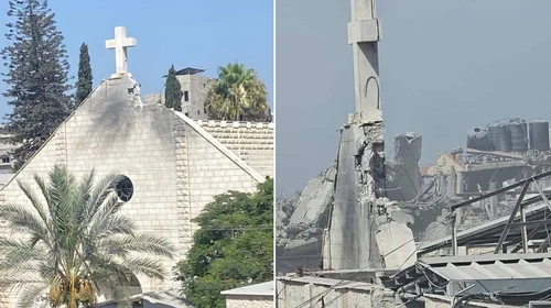 Israel bombardea iglesia en Gaza con refugiados en su interior