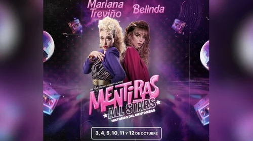 Belinda salta del streaming al teatro con Mentiras All Stars